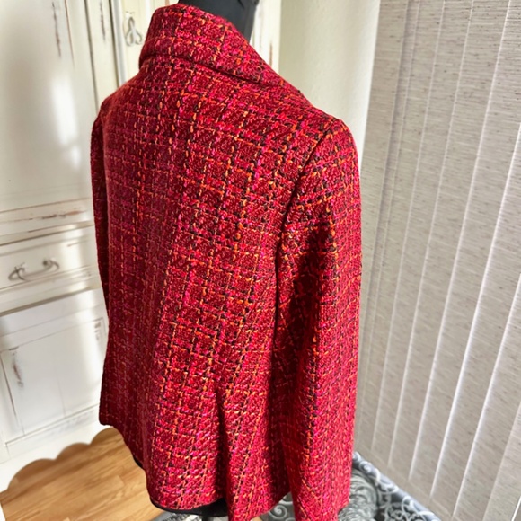 TALBOTS TWEED JACKET / CHANEL STYLE CHIC - Picture 8 of 14